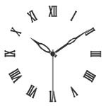 クラシック・アナログ時計（黒）